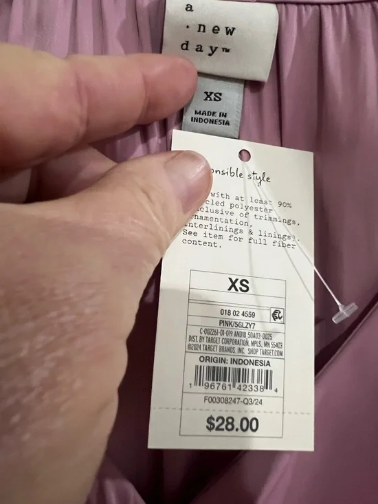 a new day Mauve Ruffle Wrap-Front Blouse - Picture 2 of 2